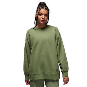 JORDAN FLIGHT FLEECE CREWNECK SWEATSHIRT pullover womens small oversized